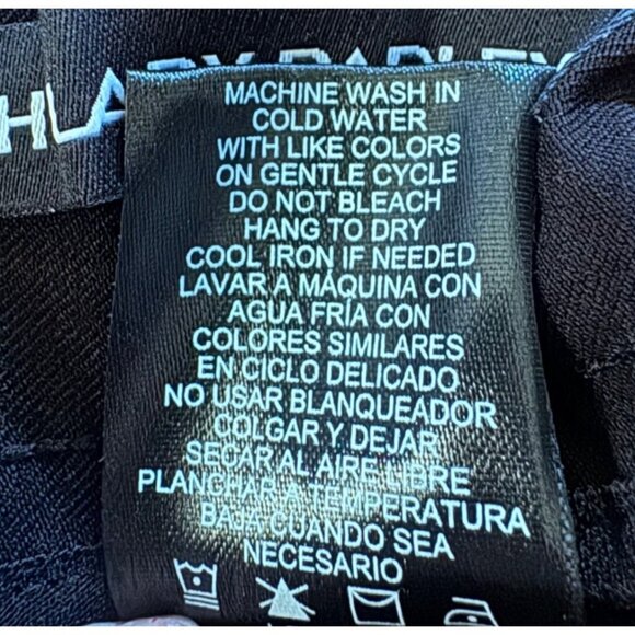 Hilary Radley XL Mid Rise Black Slim Leg Pants 29" Inseam Built-In Tummy Control - Picture 10 of 10